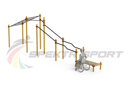 Купить Спортивный комплекс для инвалидов-колясочников WRK-D22_76mm в Рыбном 