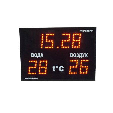 Купить Часы-термометр СТ1.13-2t для бассейна в Рыбном 