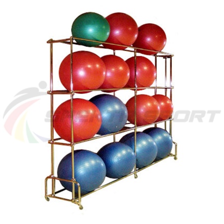 Купить Стеллаж для гимнастических мячей 16 шт в Рыбном 