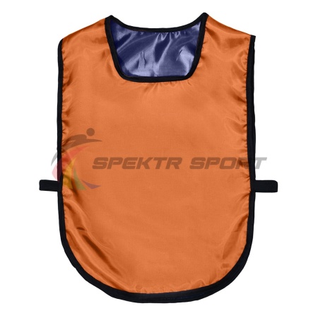 Купить Манишка футбольная двусторонняя универсальная Spektr Sport оранжево-синяя в Рыбном 