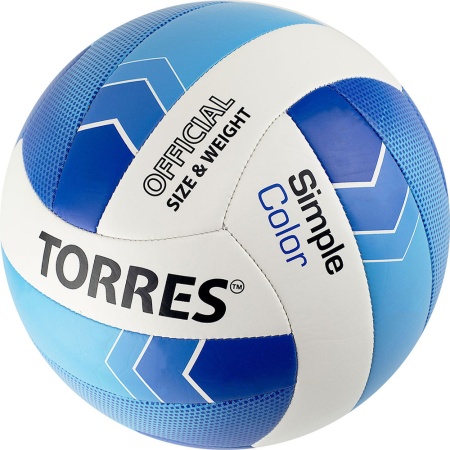 Купить Мяч волейбольный Torres Simple Color любительский р.5 в Рыбном 
